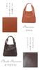 Genuine Leather Tote Bag Leather Bag Commuting Small Petit Manon Brown [Notre Favorie] Women's