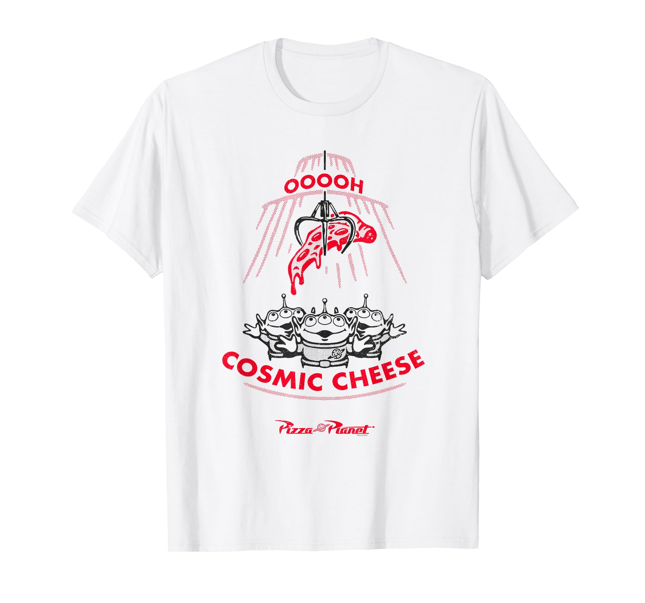 

Disney Pixar Toy Story Pizza Planet Alien Cosmic Cheese OOOOH T-Shirt