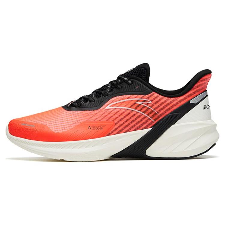 

Anta DuCi4 Mesh Cushioning Slip Resistant Low top Running Shoes Men s Red Black 112315520-4 44