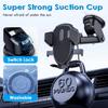 Dashboard & Windshield Suction Cup Car Phone Mount with Automatic Lock