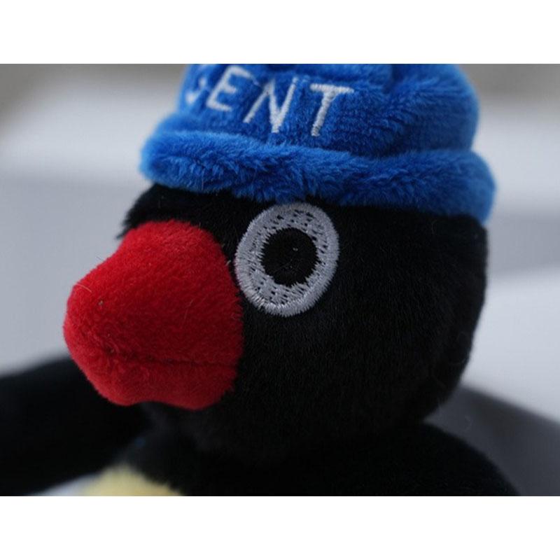 16cm Cute Fat Penguin Plush Pendant Soft Penguin Keychain Stuffed Toy for Backpacks Ornaments Birthday Gift Car Key Hanging Toy.