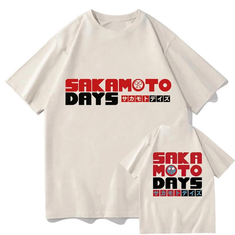 2025 New Anime Sakamoto Days TShirts Taro Sakamoto Fans Tops Tees Short Sleeved Tshirt Unisex Unisex Summer Pure Cotton Streetwear