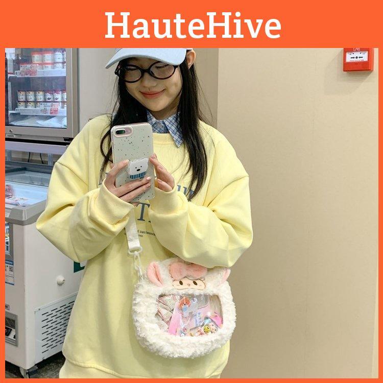 Cute Lamb Plush Large Capacity Backpack For Daily Use And School