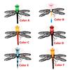 1PCS 75mm Longueur Leurres de Pêche de Surface Lure Souple Pêche à la Mouche Leurre Libellule Réaliste Flottant Robuste Crankbait Leurre Pêche au Bar
