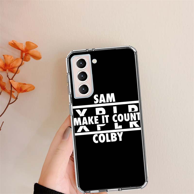 Sam and Colby XPLR Clear Phone Cases for Samsung S26 Ultra Galaxy S25 Edge S24 S23 FE S21 Plus S20 S22 S10 Cover Patterned Compa