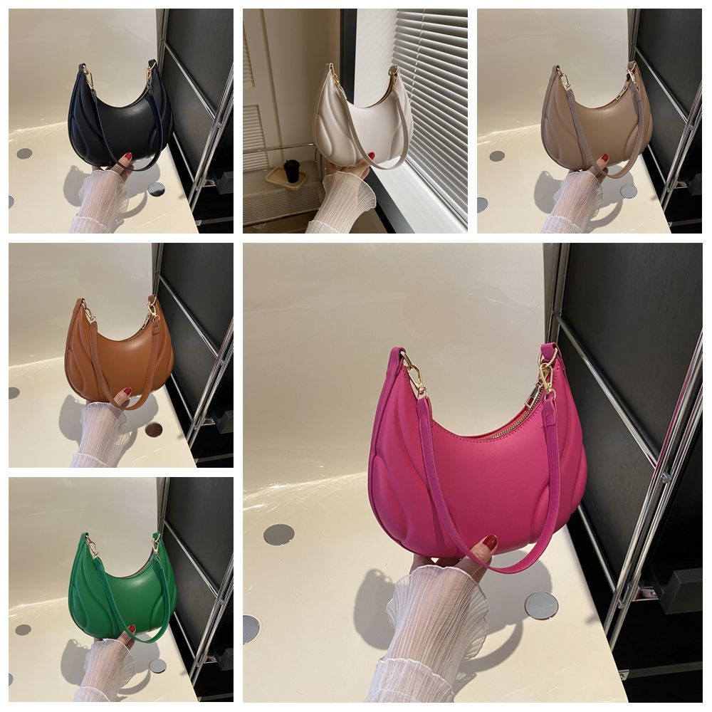 Handbag PU Leather Hobo Bag Korean Style Ins Square Tote Bag Fashion Simple Shoulder Bag  Outdoor