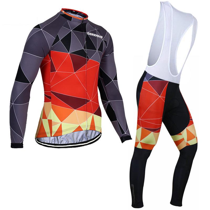Overalls Cycling Suit, Bicycle Men's and Women's Moisture-wicking Outdoor Clothes 2026 Long Sleeves, Autumn Breathable Cycling Suit