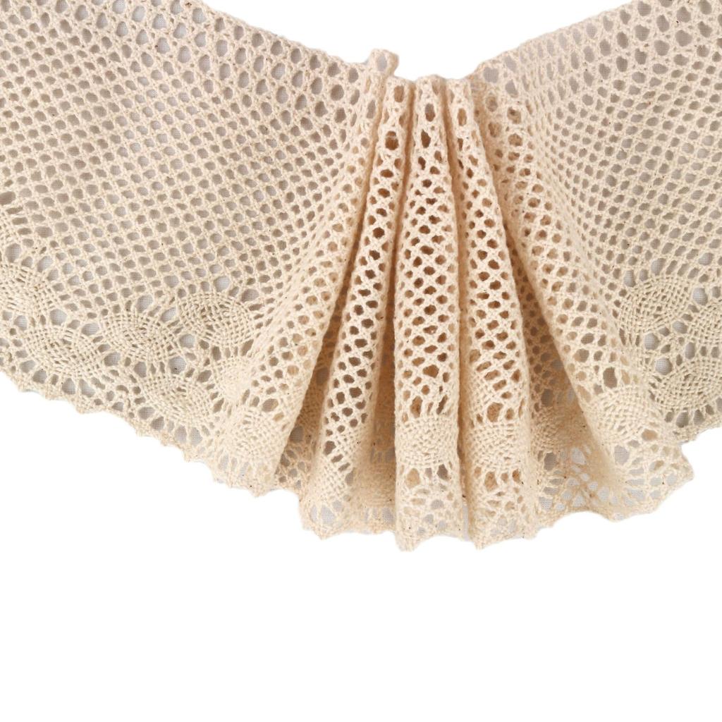 Cotton Thread Lace Accessories Handmade Diy Pure Cotton Woven Lace Edge Sofa Curtain Clothing Lace Material