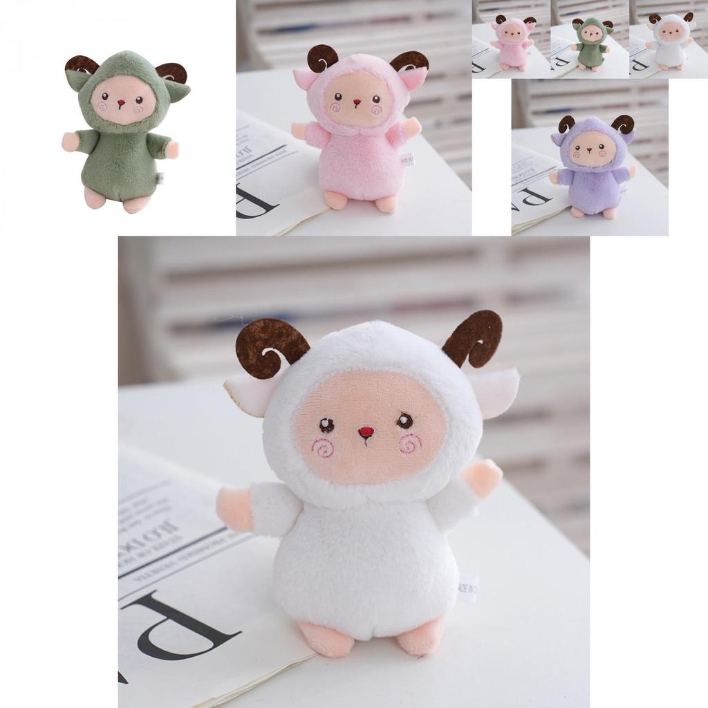 Cute Plush Lamb Toy Adorable Keychain Fluffy Bag Charm Perfect For Students