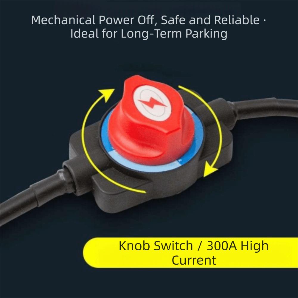 Anti-Leakage Car Battery Power Off Switch With Wire Power Supply Switch Parking Air Conditioning