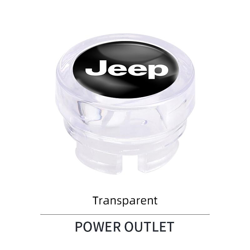 

Cup Holders Car Cigarette Lighter Cover Dust Cap Decorative Accessories For Jeep Grand Cherokee Wrangler JK Gladiator Compass Re