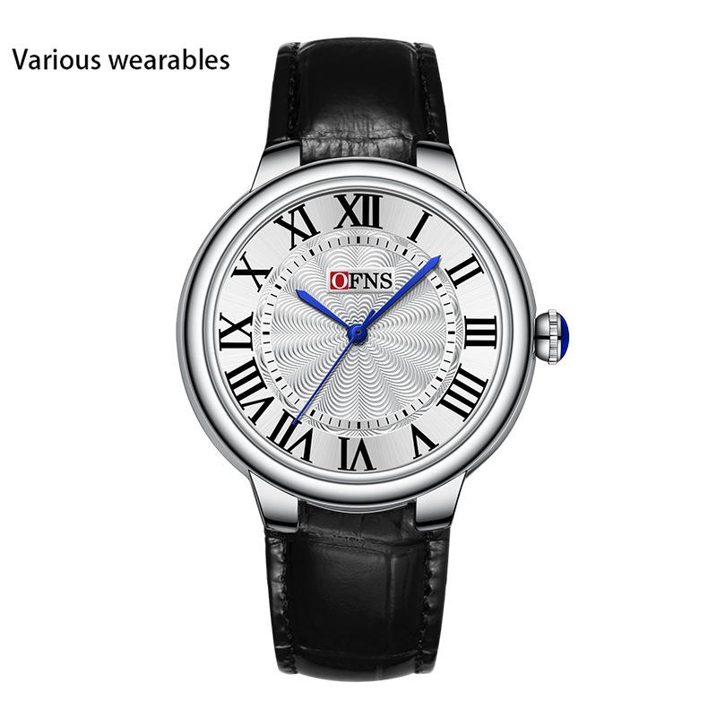 

Watch Steel Band Fashion Roman Dial Light Luxury Waterproof Quartz Watch for Women