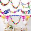 1/4pcs Party Supplies Christmas Metalic Foil Garland Xmas Gift Hanging Decoration  Christmas