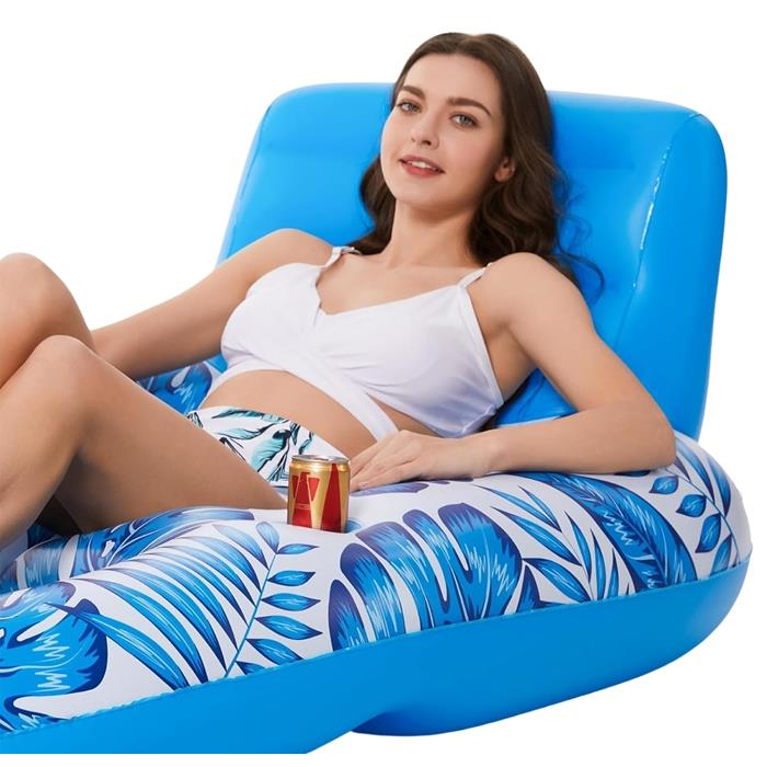 Schwimmmatte, Sonnenliege, Wasserliege, Aufblasbare Wasserliege