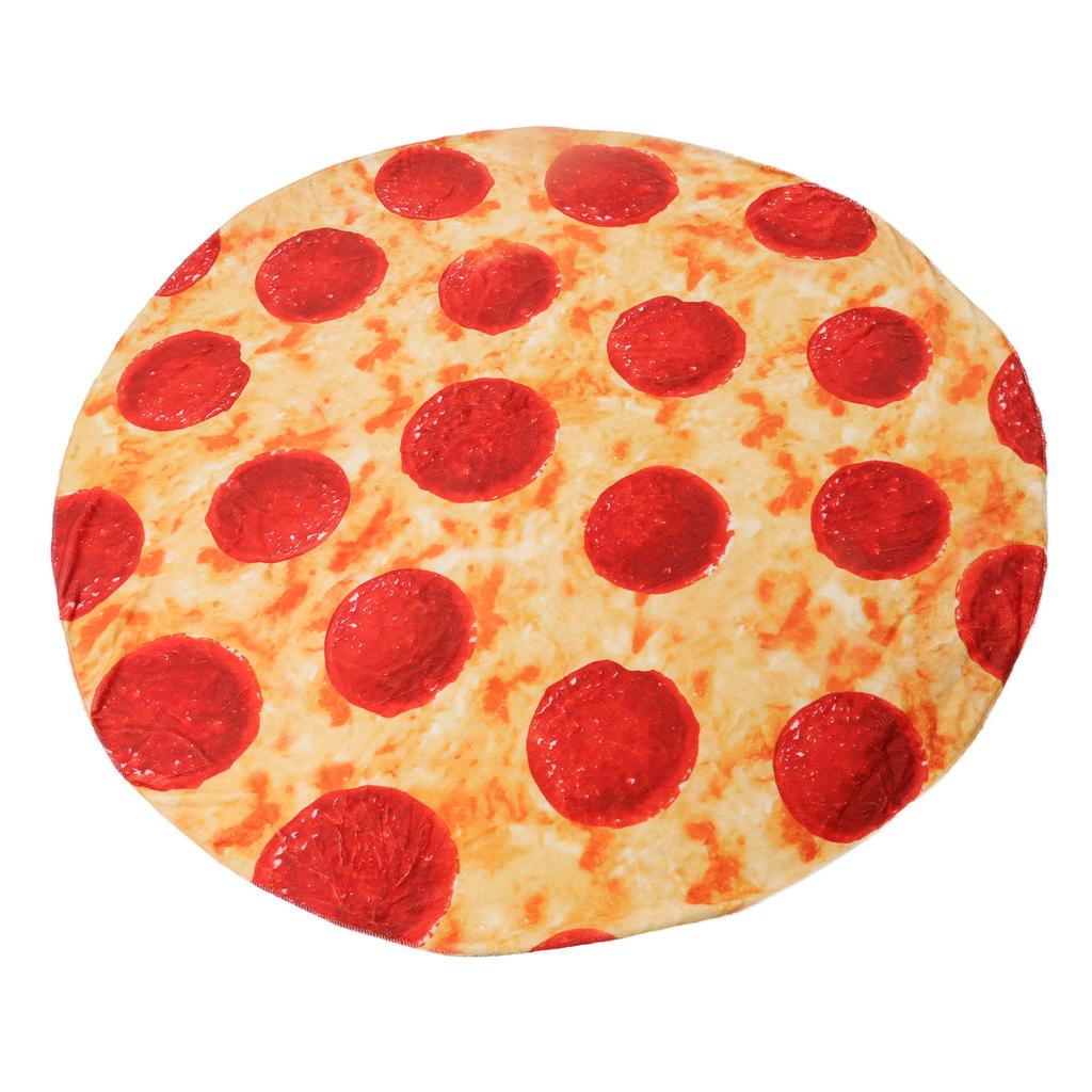 Pizza Blanket for Adults and Kids Soft Flannel Throw Blanket Comfortable Vivid Funny Food Throw for