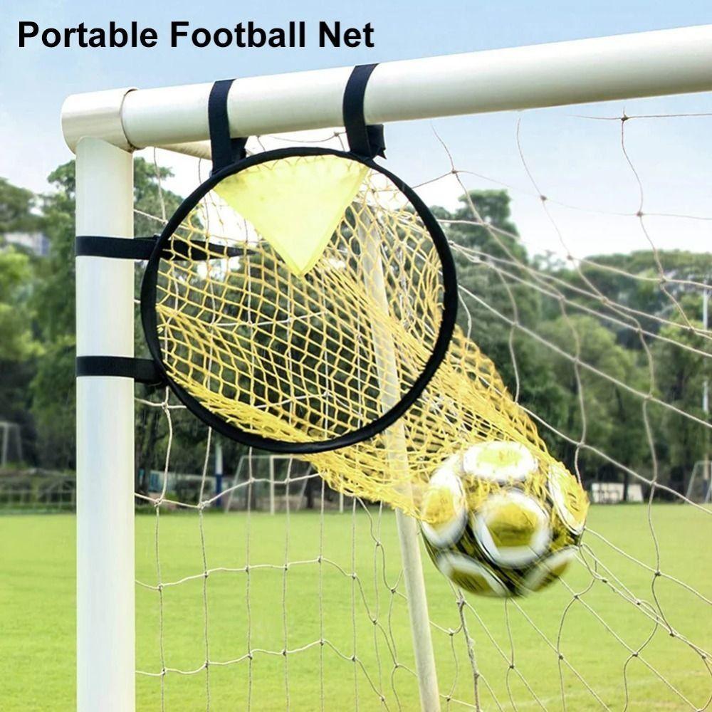 Foldable Football Goal Target Pocket Enhanced Accuracy Football Throwing Target Beginner