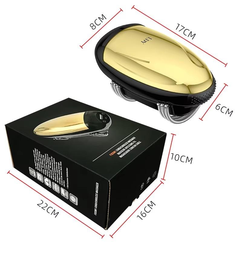 Hair Salon Handheld Massager Barberology USB Rechargeable Relax Vibration Head/Neck/Legs/Hand Scalp Body Relax Massage Tools