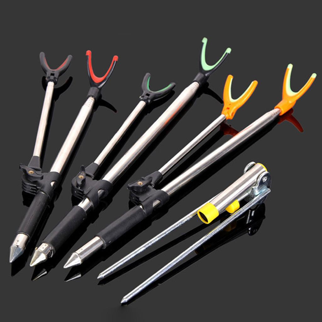 Fishing Rod Holder Organizer Adjustable Angle Stainless Steel Fishing Bracket for Garage Fishing Rod Storage