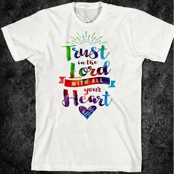 Christian T-Shirt Religious The Bible Jesus Prayer God Blessings Testament tee XL