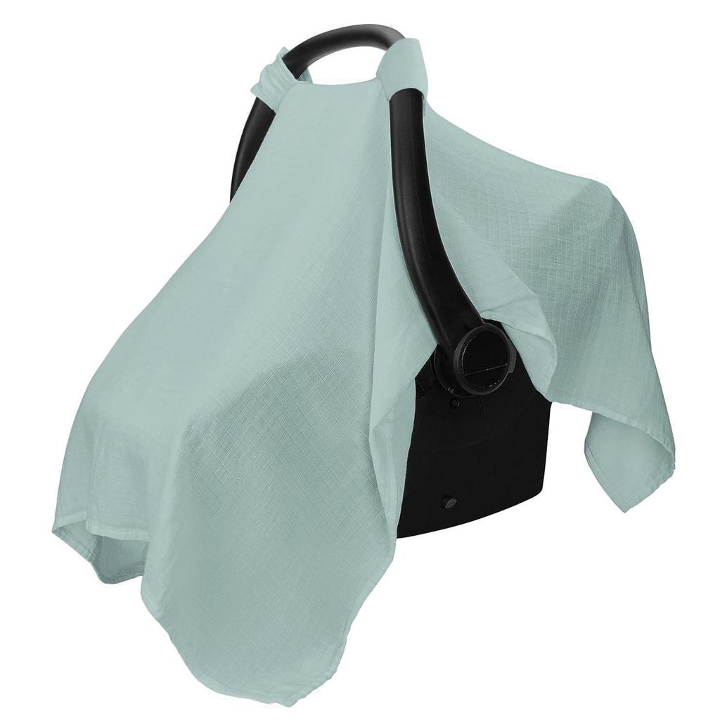 Cotton Yarn Baby Stroller Cover: Lightweight, Breathable Muslin Sunshade