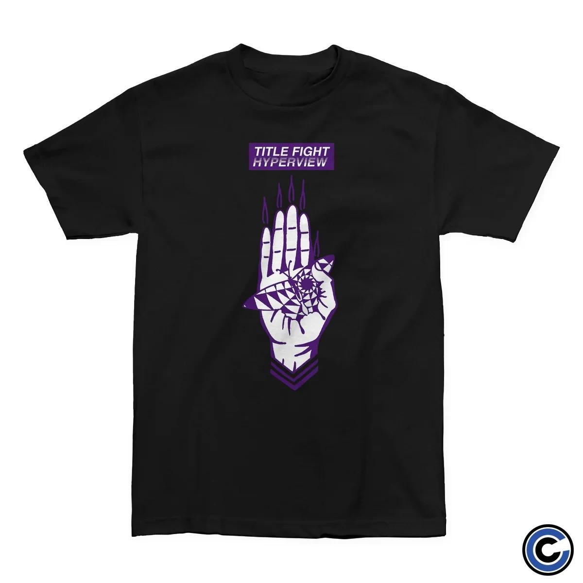 Title Fight Hyperview Hand Black Cotton Shirt Full size Xmas gift HL562 XXXXL