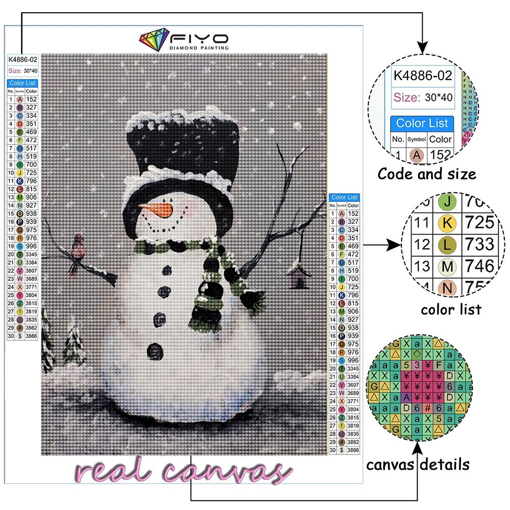 Cross Stitch Kit DIY Diamond Embroidery Christmas Tree Santa Snowman Diamond Painting Home Decor