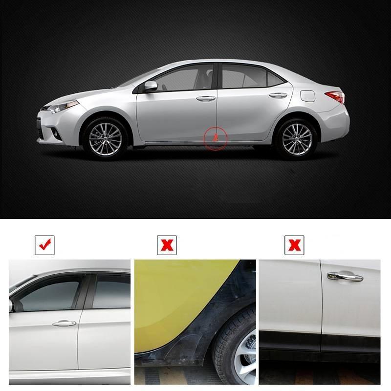 2pcs Car Front Door Corner Anti-collision Protector for Auto 90 Degree Angle Door Bumper Silicone Anti-Scratch Cover