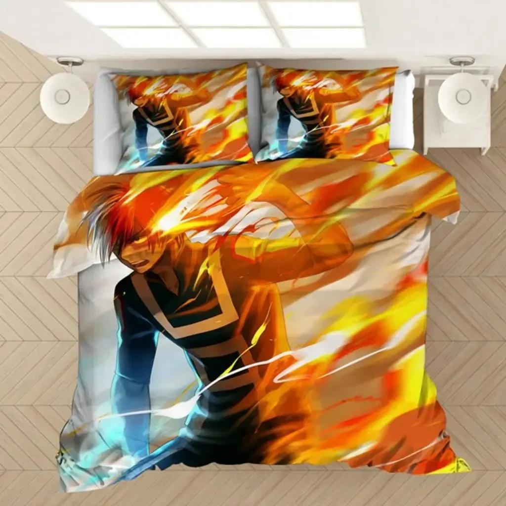 My Hero Academia 3D NEW Duvet Cover Pillowcase Bedding Set Adult Boy Girl Bedroom Decoration Children Single Double Large