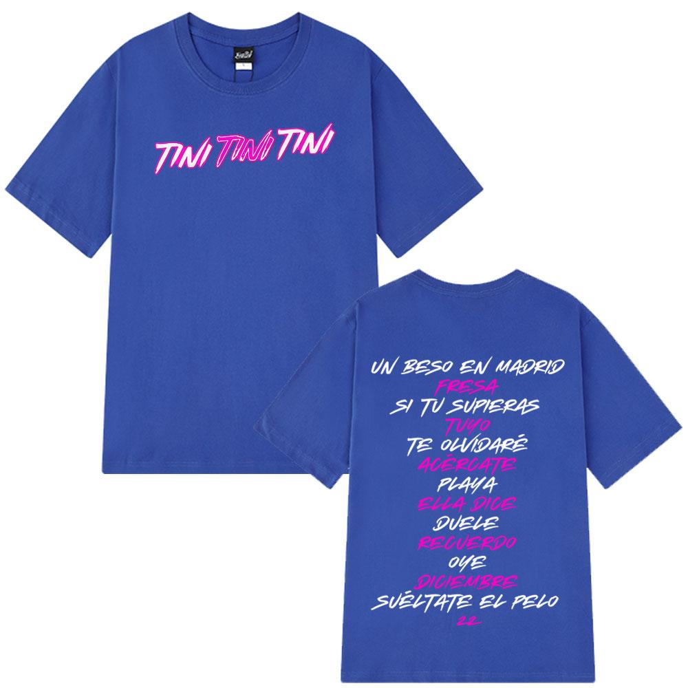 2025 Sommer Heißer Verkauf Tini Mode Druck T-Shirt Herren Damen Ästhetisches Kawaii T-Shirt 100% Reine Baumwolle Bedrucktes T-Shirt Übergroßes Oberteil