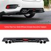 Rear Diffuser, Bumper, Lip & Exhaust Tips for 2016-2019 Civic Sedan Modifications