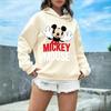 Sweat à capuche vintage Disney Mickey imprimé Femmes Hommes Automne Oversize Décontracté Streetwear Dessin Animé Graphique Pull Sweat-shirt Hauts Tendance