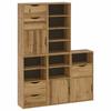 VidaXL Side Cabinets 5 Pcs ODDA 40x24x79 Cm Solid Pine Wood, Cabinet, Buffet, Kitchen Storage Furniture, Furniture of 3365366