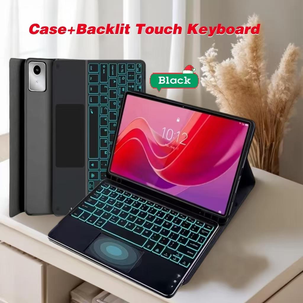 Case for Xiaoxin Pad 11 in 2026/2026,Bluetooth Keyboard cover for Lenovo Tab M11 11inch,for Lenovo Idea Tab 11 Smart Stand Cover