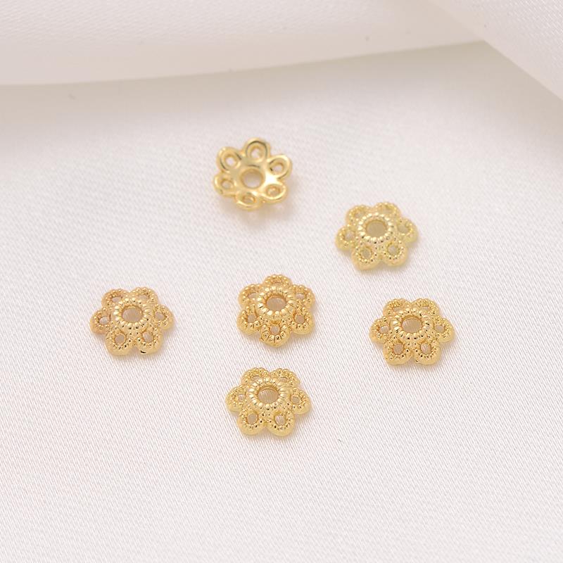 

Разноцветные бусины-разделители в виде цветов для изготовления украшений своими руками: Аксессуары для браслетов и ожерелий