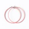 Creative Big Circle Charm Hoop Earrings Candy Color Women Party Jewelry Gifts
