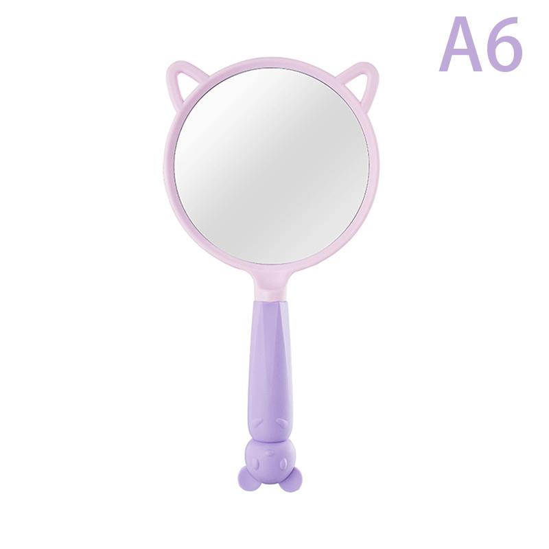 

Ручное мини-зеркало Спа-салон Милое зеркало Зеркало для макияжа Для наращивания ресниц Кролик Мышь Ручное косметическое зеркало с ручкой