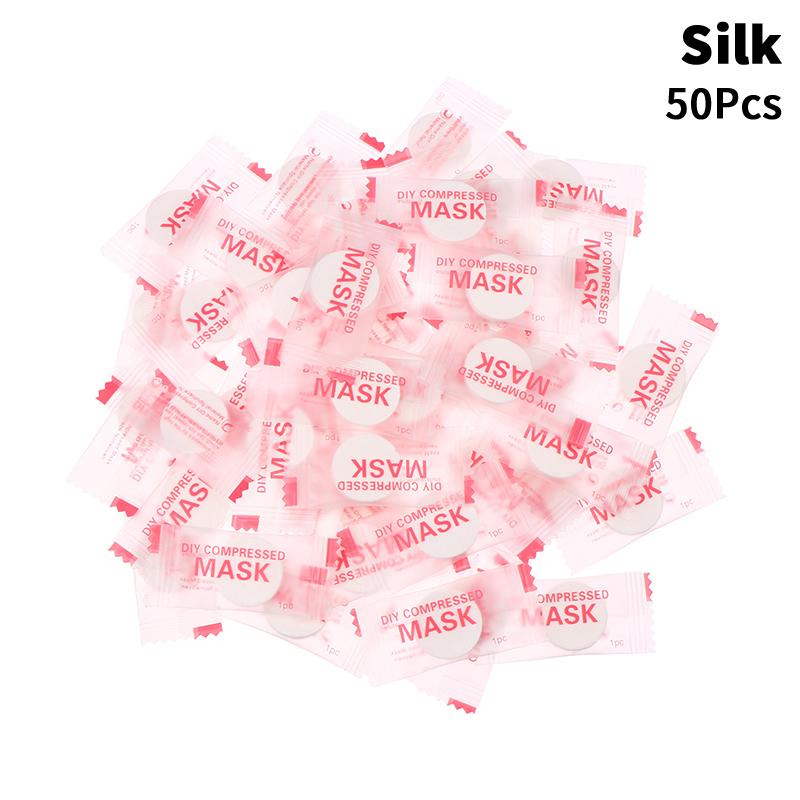 50/100Pcs Disposable Compressed Facial Mask Portable Silk/Cotton Face Mask Facial Towel Coin Wrapped Tissues Paper Skin Care