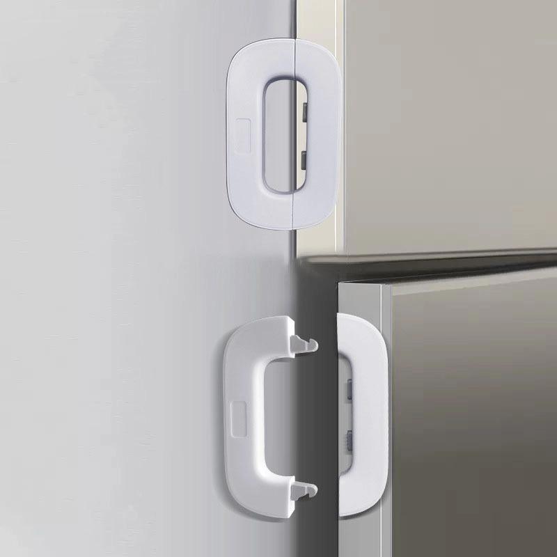 1/2/3Pcs Child Safety Locks Home Refrigerator Lock For Kids Baby Anti-Pinch Hand Refrigerators Door Dedicated Buckles