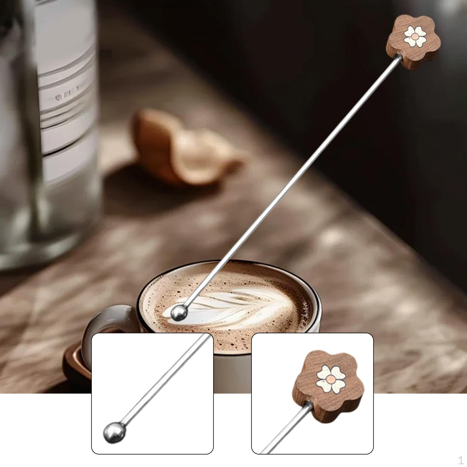 

Coffee Stir Heat Resistant Stainless Steel Drink Beverage Stirring for Chocolate кофейный