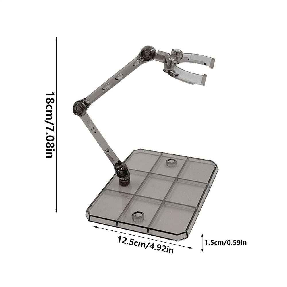 

Multipurpose Bracket Decoration Model Action Figure Display Stand Base Suitable For 6-7 Inch Figure Doll Anime HG114 RG серый