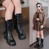 Winter 2025 Girls' Korean & British Style Martin Princess Long Boots