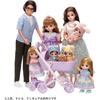 Takara Tomy Licca-chan LF-11 3-Way Baby Stroller Dress-Up Toy for Kids Ages 3 and Up