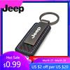 For Jeep High End Car Emblem Keychain Key Ring Festival Gift For Jeep Wrangler Grand Cherokee Avenger Compass Wagoneer Gladia