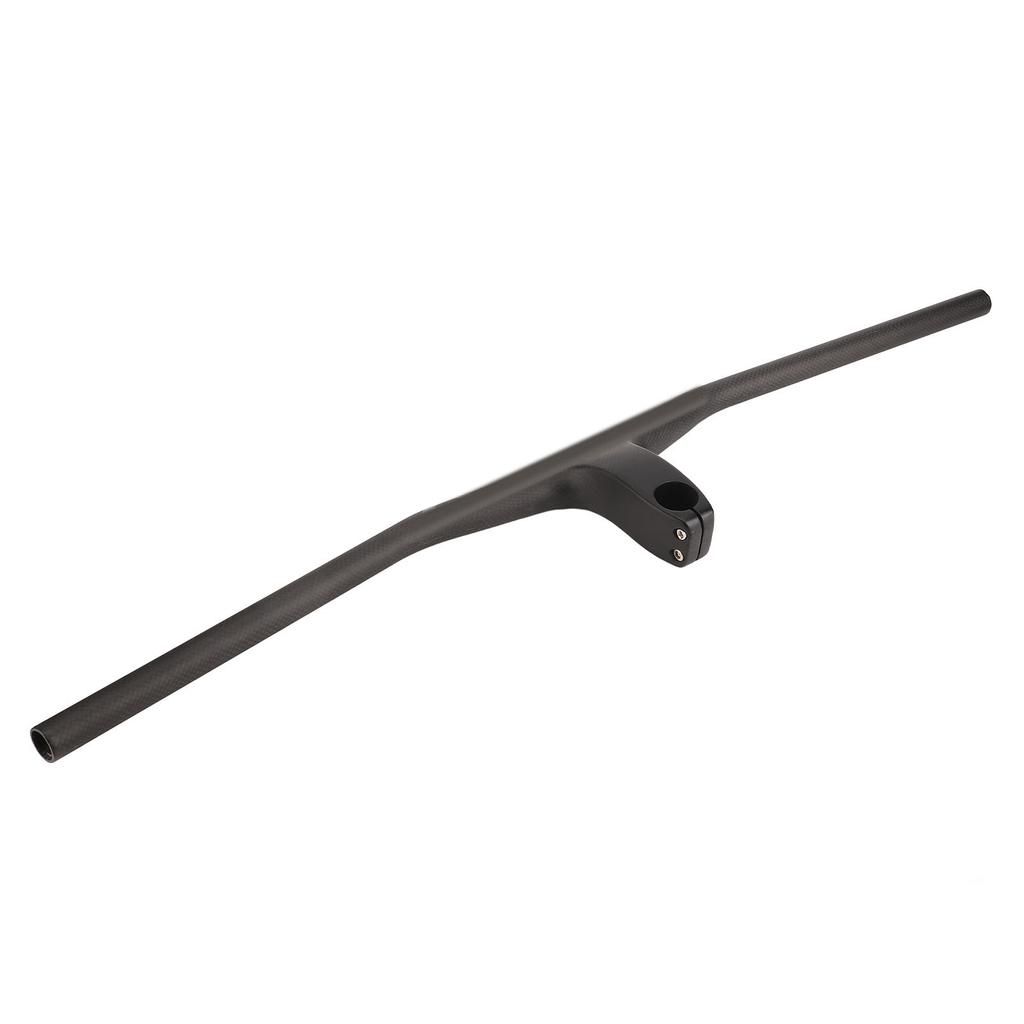 Fahrrad Gerader Lenker Kohlefaser Negativ 17 Grad Fahrrad Einteiliger Gerader Lenker für Mountain Road Bike