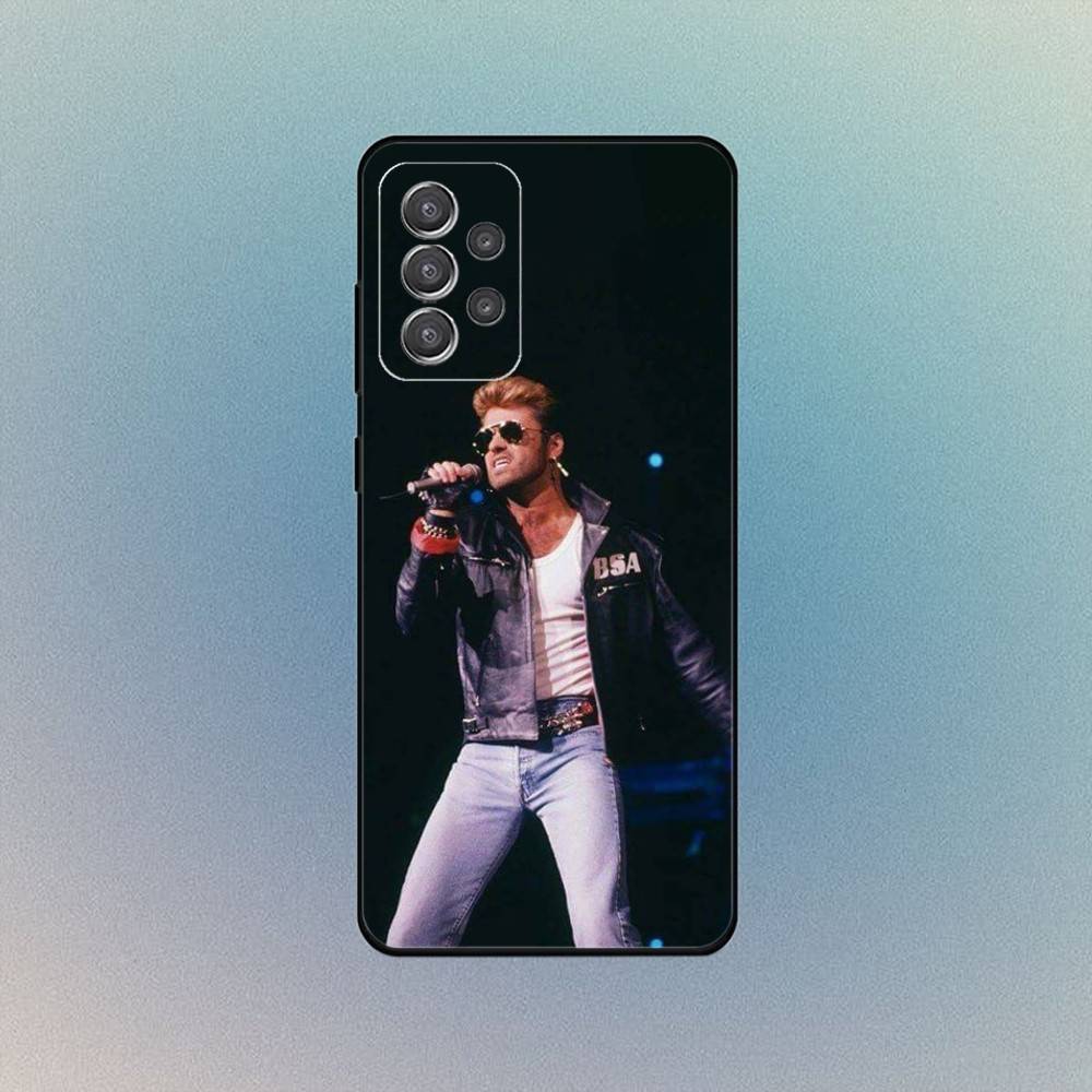 G-George Michael Phone Case For Samsung S25,S24,S21,S22,S23,S30,Ultra,S20 Black Soft Case
