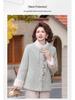 Stylish Short Winter Coat for Middle-Aged & Elderly Women - Imitation Mink Velvet, Plus Velvet Lining