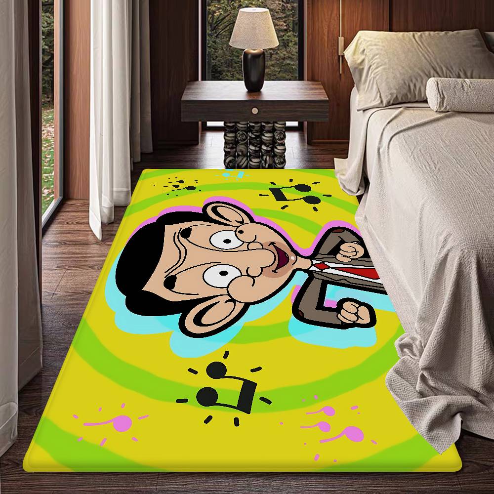 Funny Cartoon Mr. Bean Door Mat Kids Room Bedroom Decoration Balcony Anti-Slip Doormat Living Room Doormat Area Rug 40x60cm