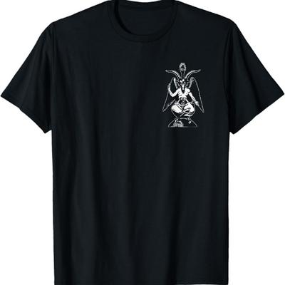 Baphomet - Diskretes satanistisches Symbol für den Alltag T-Shirt