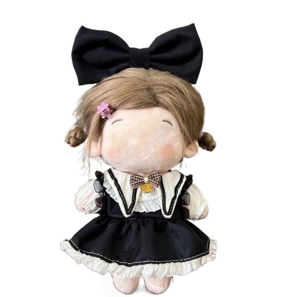 Doll Accessories Doll Clothes Multicolor Doll Headwear Dress Set  Cotton Stuffed Doll