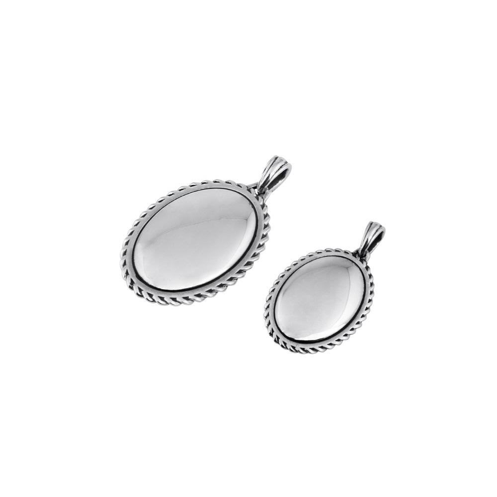 Sting925 Round Oval Pendant